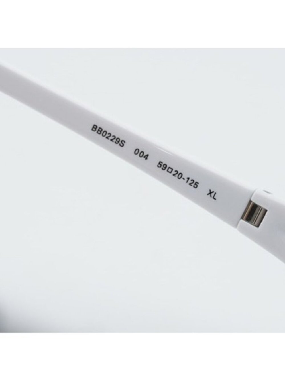 Balenciaga BB0229S 004 Unisex Sunglasses White Oval Frame, Grey Lenses - Picture 4 of 12